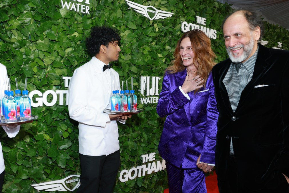 Julia Roberts and Luca Guadagnino 