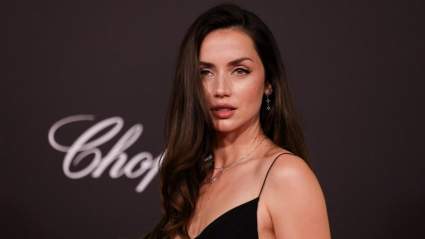 Ana de Armas Steals the Show in Sleek Leather Ensemble at F1 Grand Prix [PHOTOS]