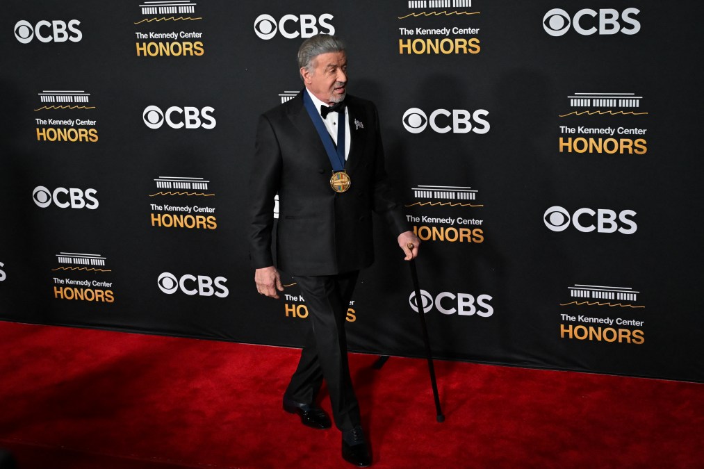 US actor and Kennedy Center Honoree Sylvester Stallone