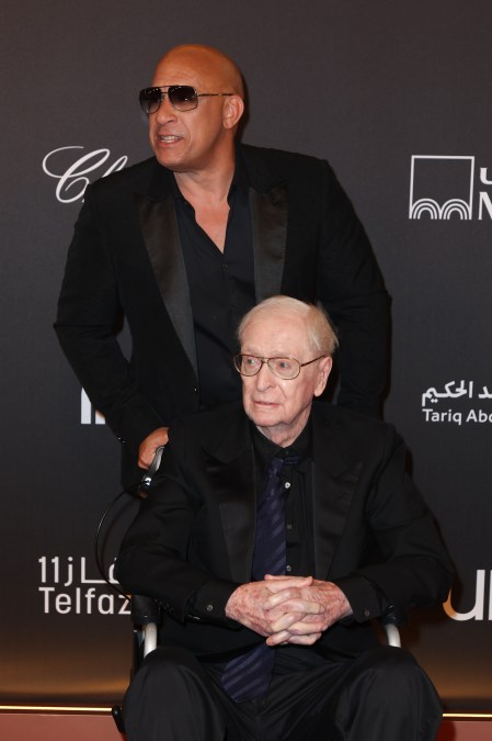 Vin Diesel and Michael Caine 