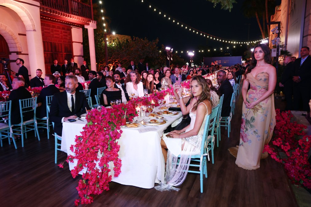  A general view of guests during the Golden Globes Gala Dinner