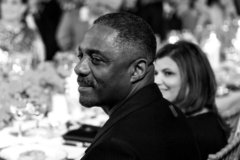 Idris Elba attends the Golden Globes Gala Dinner 