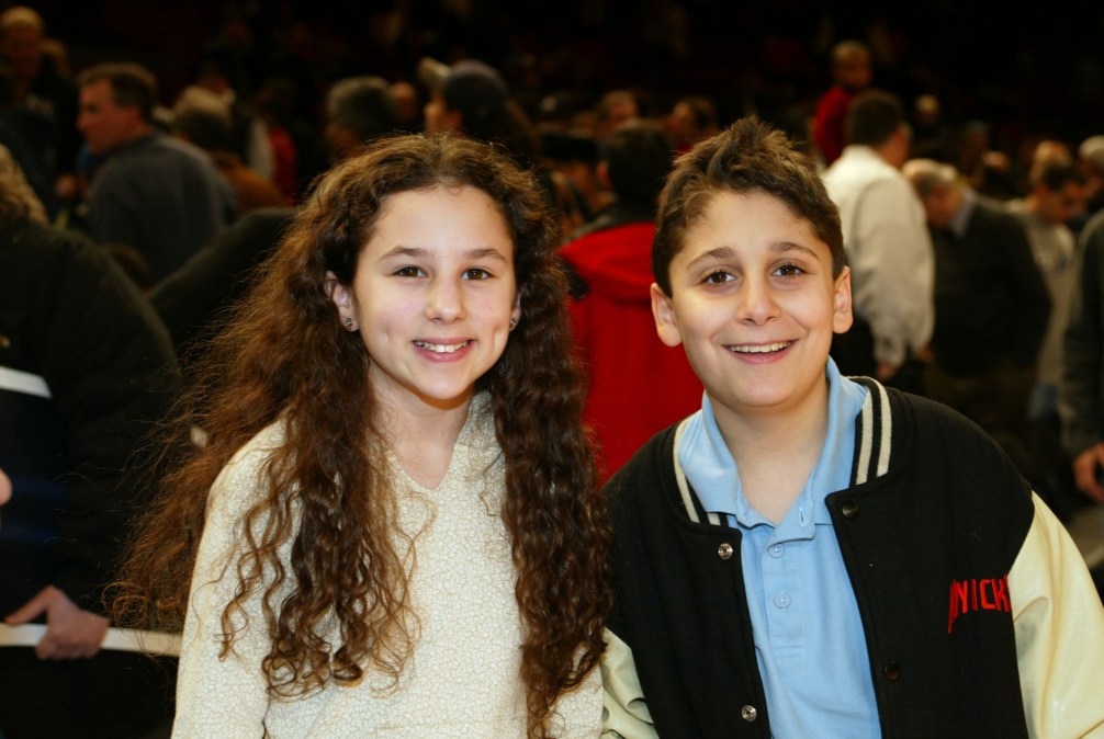 Hallie Eisenberg and Daniel Tay in 2003.