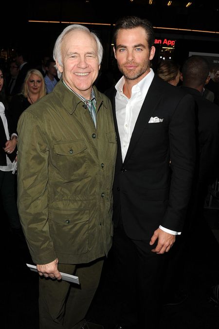 Robert Pine and Chris Pine arrive at the premiere of Paramount Pictures' "Jack Ryan: Shadow Recruit"