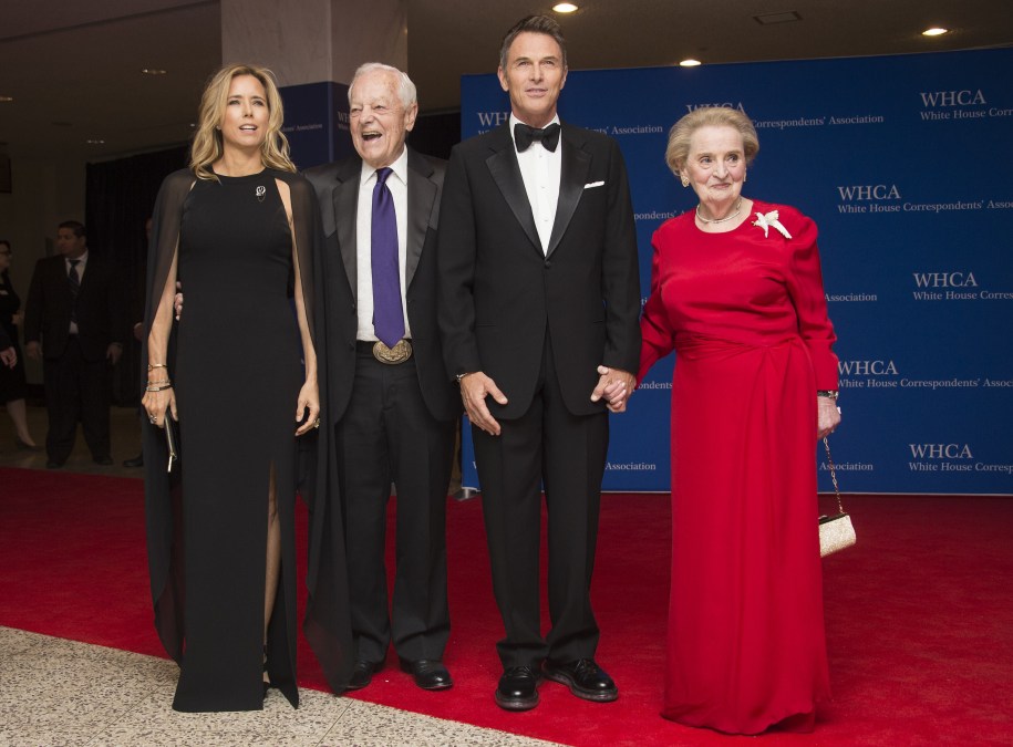 Tea Leoni, Bob Schieffer, Tim Daly, & Madeleine Albright 