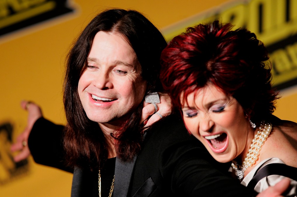 Singer Ozzy Osbourne and his wife Sharon Osbourne