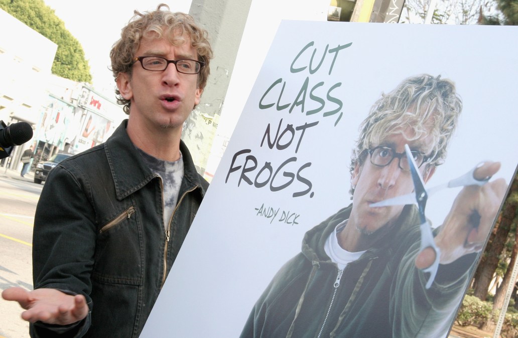 PETA And Andy Dick ''Cut Class Not Frogs"