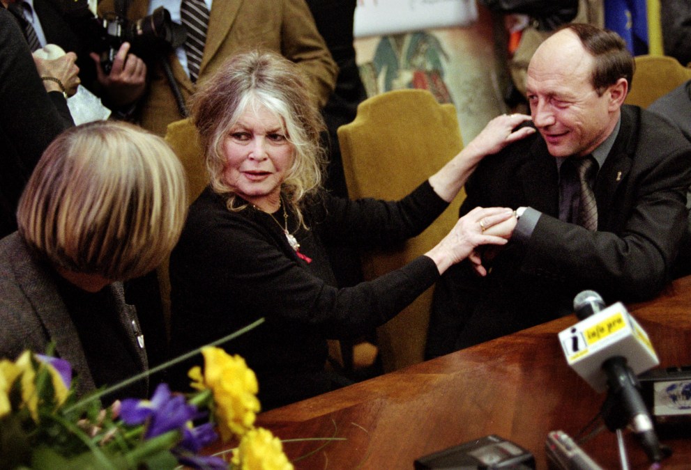 Bridgitte Bardot in Bucharest to Save Stray Dogs