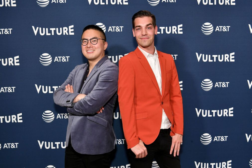 Bowen Yang and Matt Rogers of Las Culturistas attend the Vulture Festival