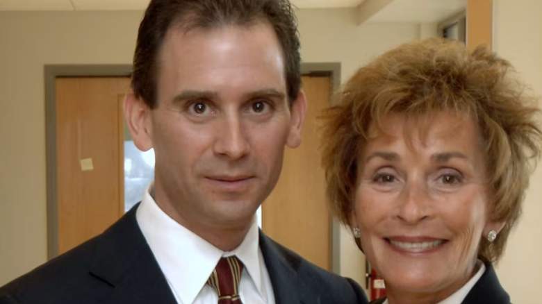 Judge Judy with her son, Adam Levy
