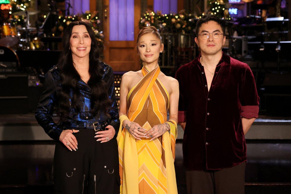 Cher, Ariana Grande, and Bowen Yang