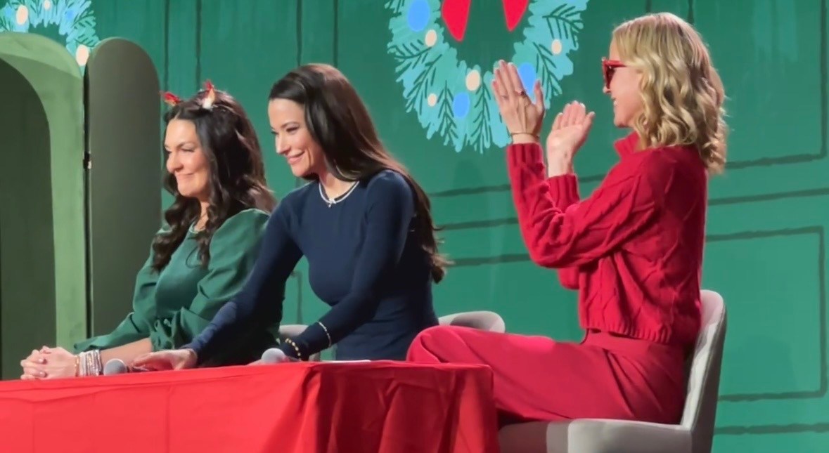 Taylor Cole, Rhiannon Fish, and Jessy Schram