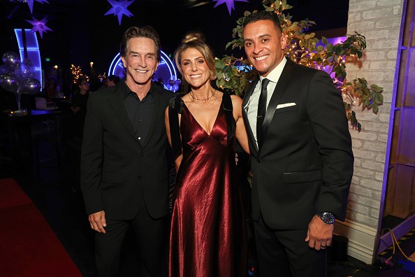(L-R) Jeff Probst, Jenna Lewis-Dougherty and Joe Hunter