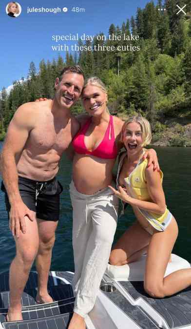 Julianne Hough with her ex-husband