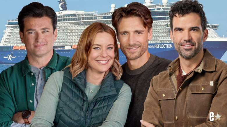 Hallmark Channel's Wes Brown, Ashley Williams, Andrew Walker, and Benjamin Ayres