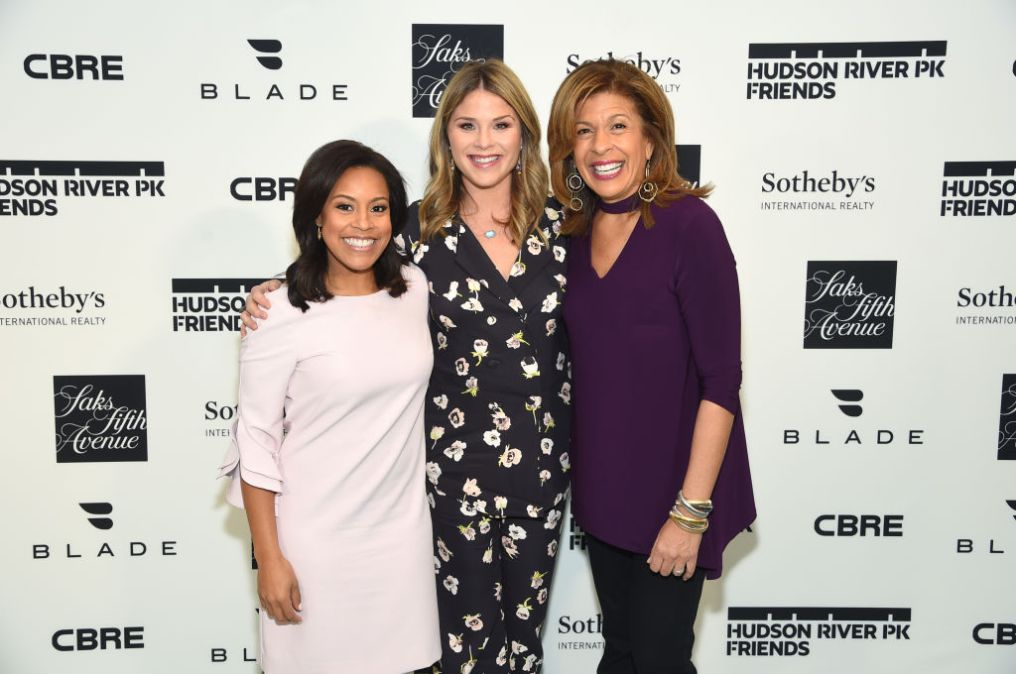 Sheinelle Jones, Jenna Bush Hager and Hoda Kotb attend Hudson River Park Friends Playground Committee Fourth Annual Luncheon