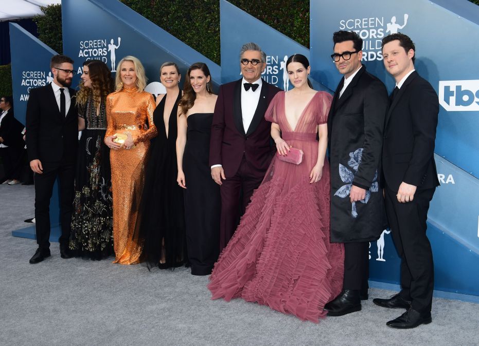 The cast of "Schitt's Creek"