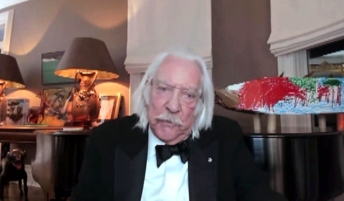 Donald Sutherland in 2021.