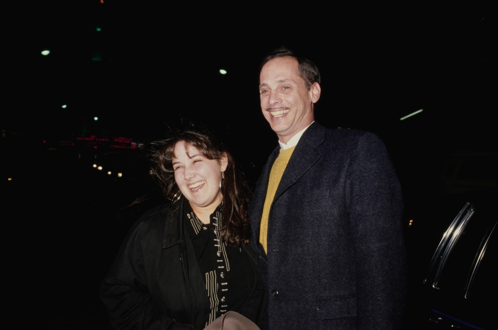 Ricki Lake (L) with John Waters in 1990.