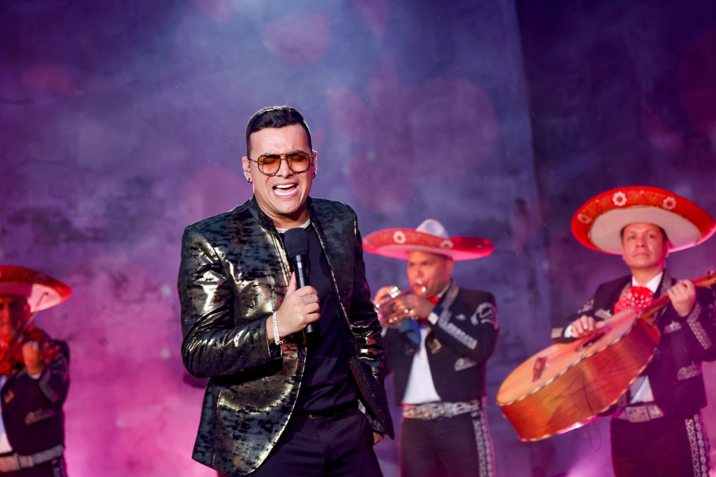 Yeison Jimenez performs during Premios Juventud 2021 at Wynwood