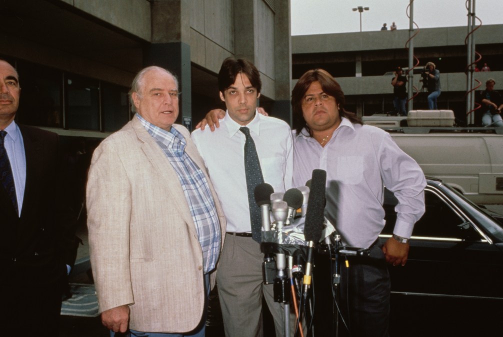 Marlon Brando and his sons