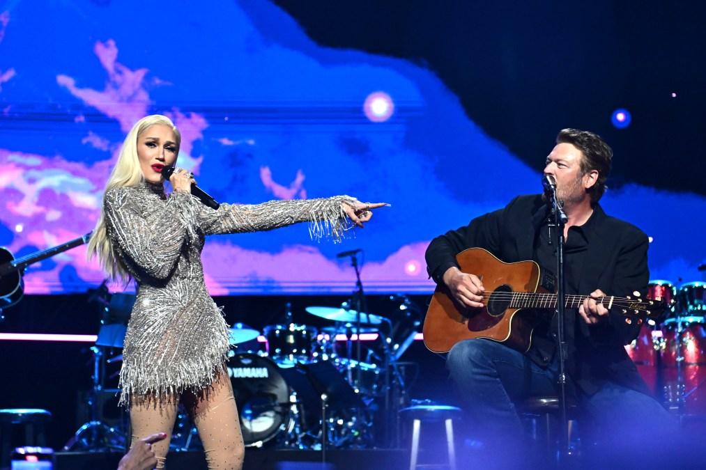 Gwen Stefani and Blake Shelton