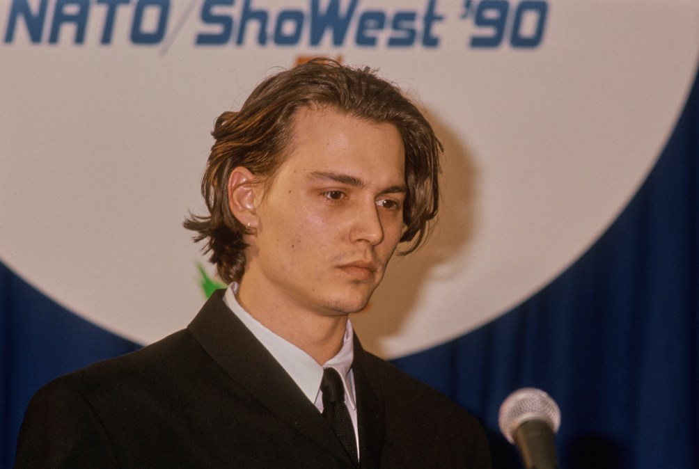 Johnny Depp in 1990.