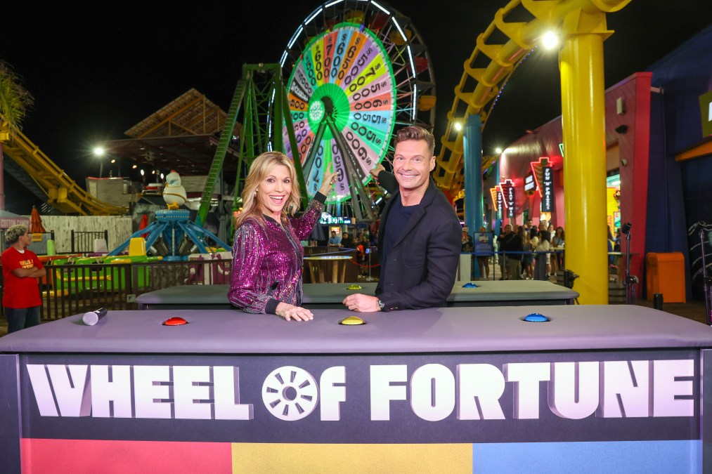 Ryan Seacrest and Vanna White