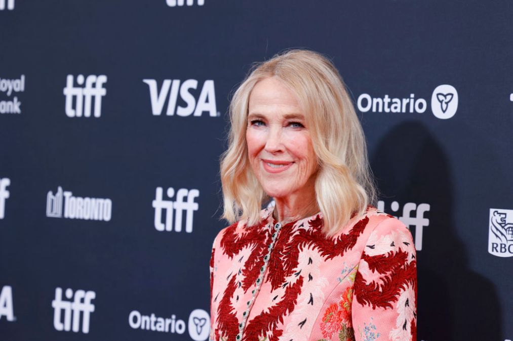 Catherine O'Hara attends the premiere of "The Wild Robot"