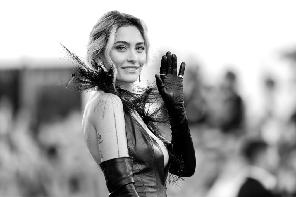 Paris Jackson attends the "Frankenstein" red carpet during the 82nd Venice International Film Festival