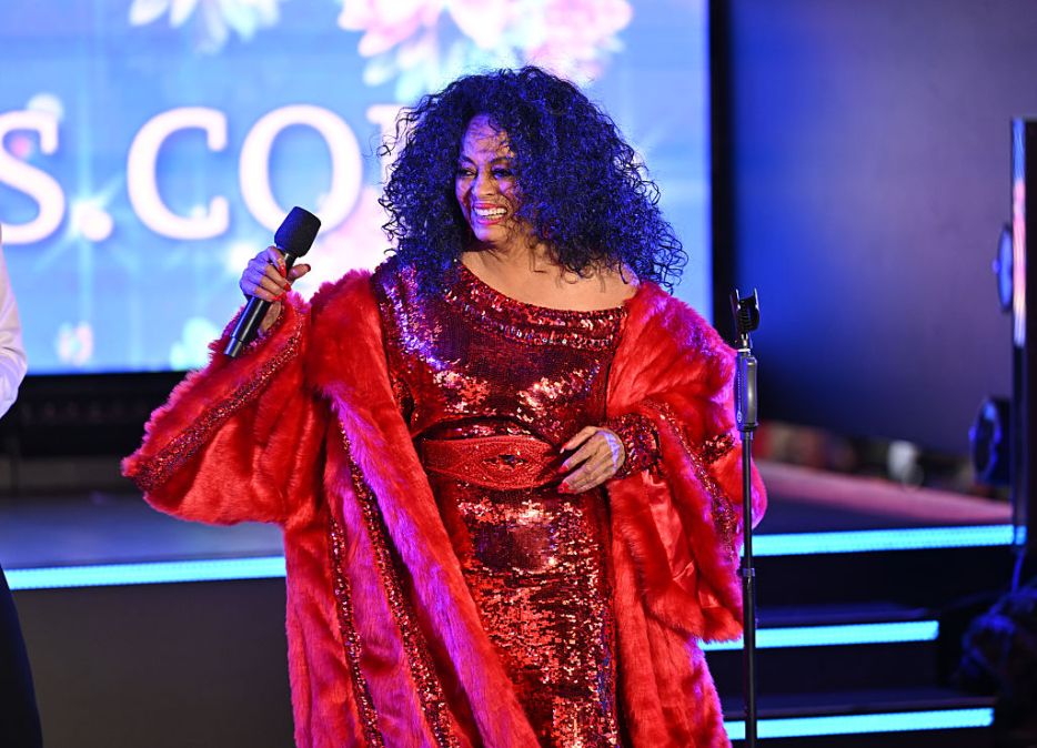 Diana Ross performs during the Times Square New Year's Eve 2026 Celebration