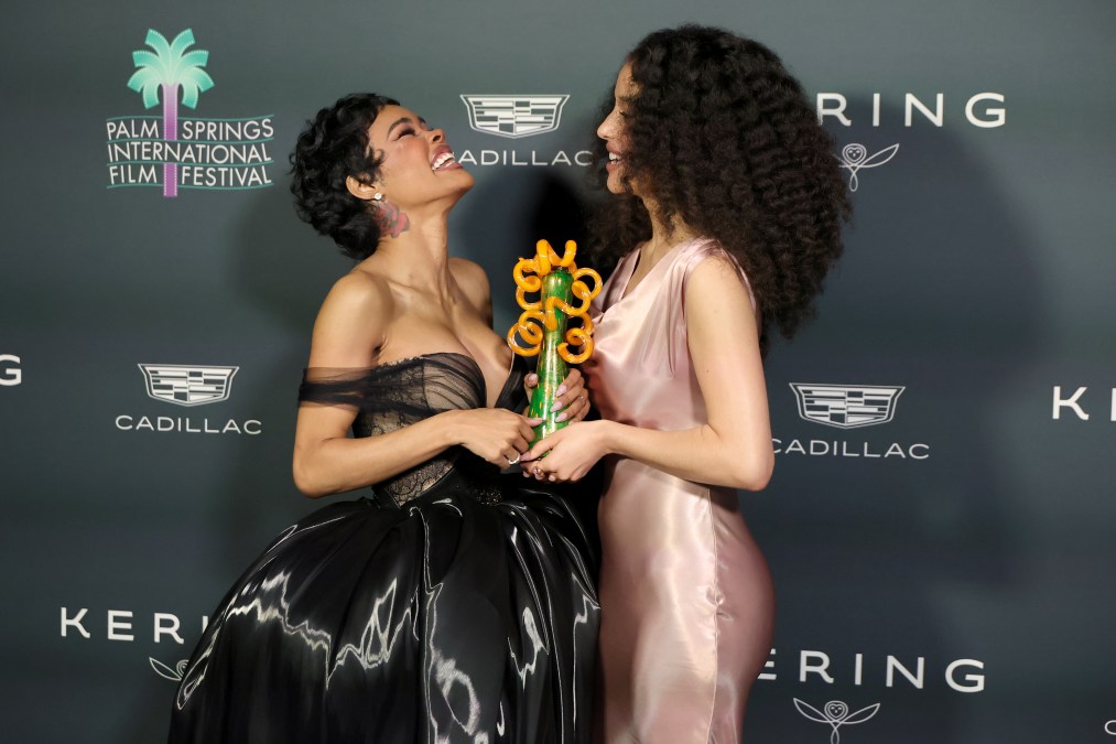 Teyana Taylor and Chase Infiniti at the 37th Annual Palm Springs International Film Festival Film Awards