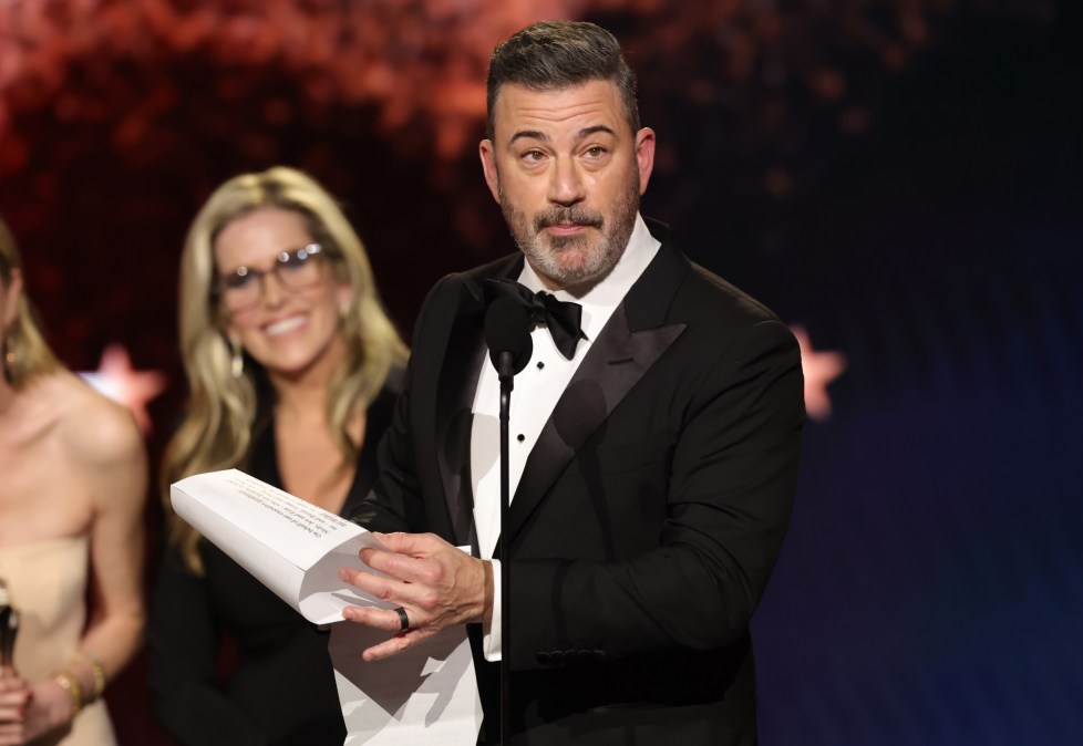 Jimmy Kimmel, winner of the Best Talk Show Award for "Jimmy Kimmel Live!"