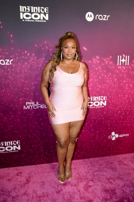 Lizzo attends Paris Hilton's Infinite Icon: A Visual Memoir Los Angeles Premiere Event