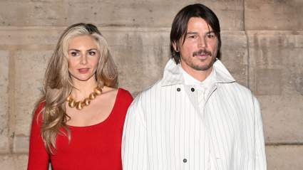 Josh Hartnett and Tamsin Egerton Make Rare Appearance at Paris Fashion Week