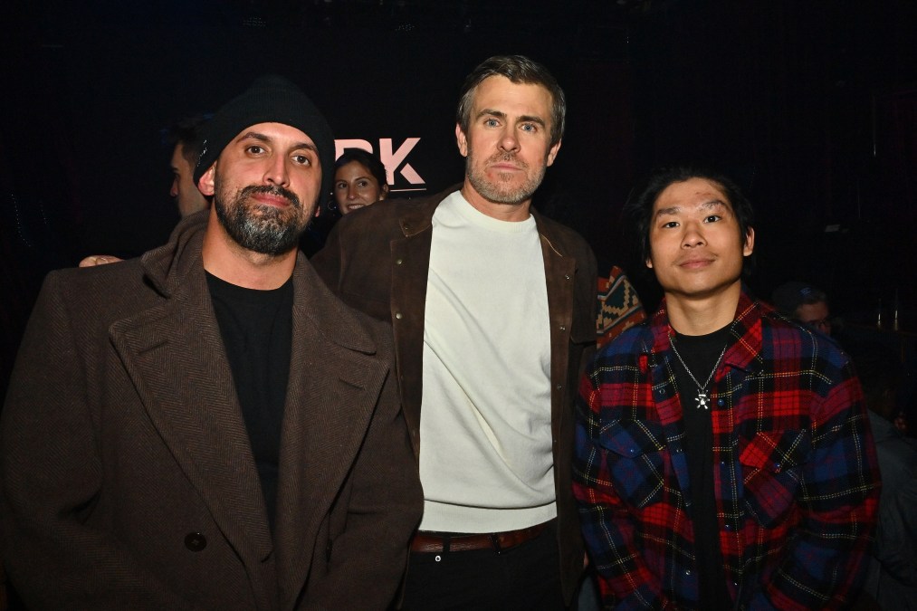 Fernando Ferro, Garrett Patten and Pax Joile Pitt attend Self Custody Film Panel and Moviemaker Indie Film Celebration Presented by TBK Productions at The Cabin on January 23, 2026 in Park City, Utah.