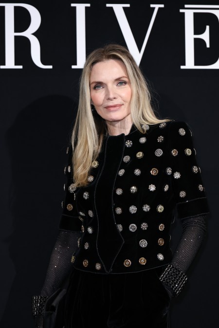 Michelle Pfeiffer attends Giorgio Armani Priv&eacute; fashion show