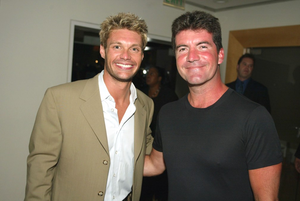 Ryan Seacrest and Simon Cowell