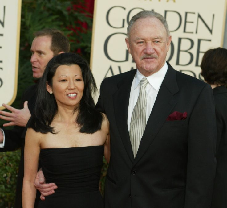 Betsy Arakawa and Gene Hackman