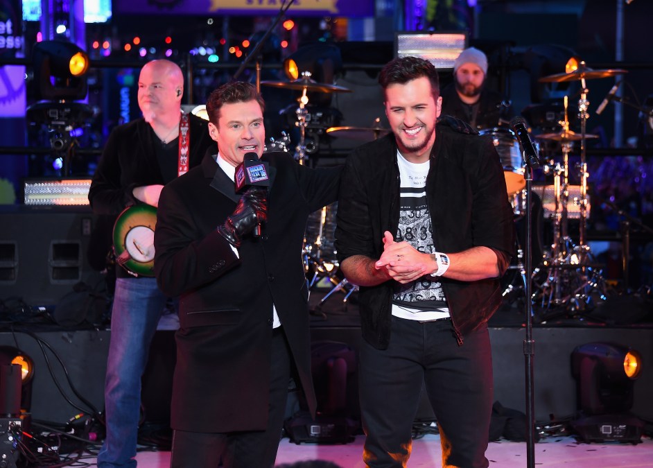 Ryan Seacrest and Luke Bryan