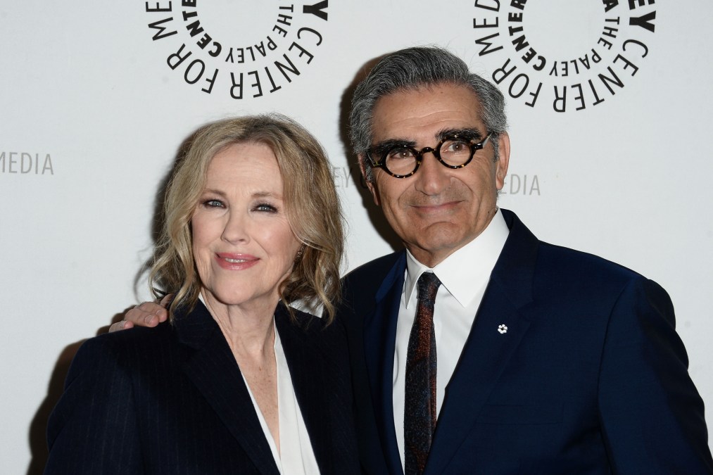 Eugene Levy and Catherine O'Hara attend an event