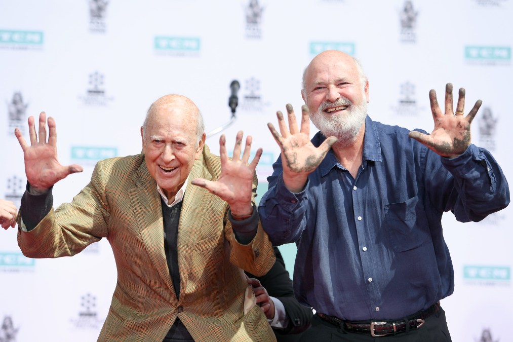 Carl Reiner and Rob Reiner