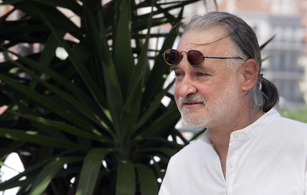 Bela Tarr with sunglasses at the Cannes Film Festival