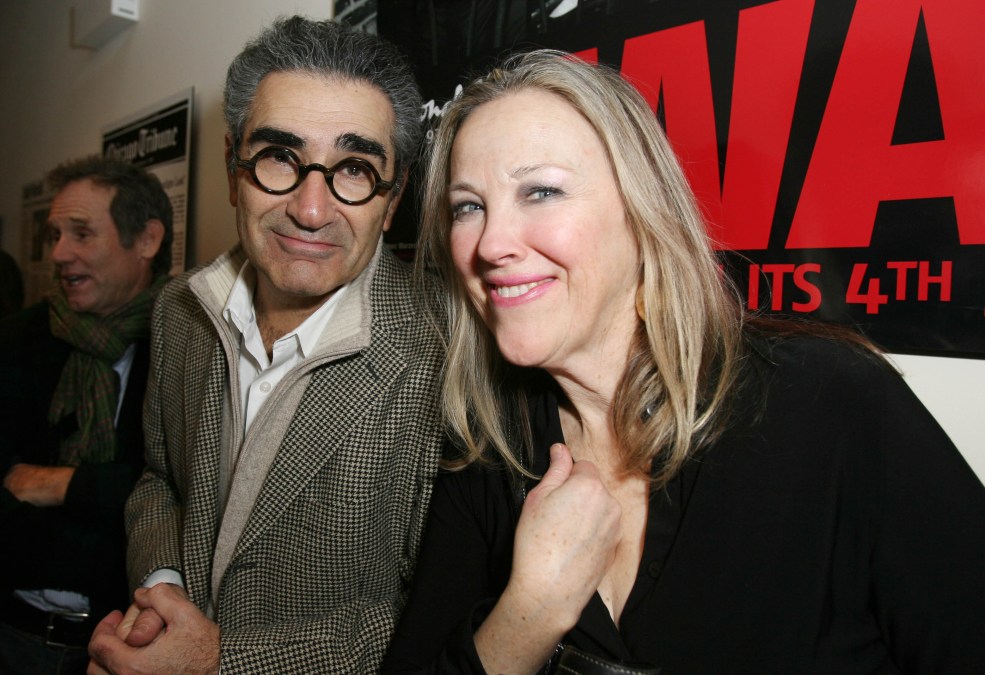 Eugene Levy and Catherine O'Hara smiling
