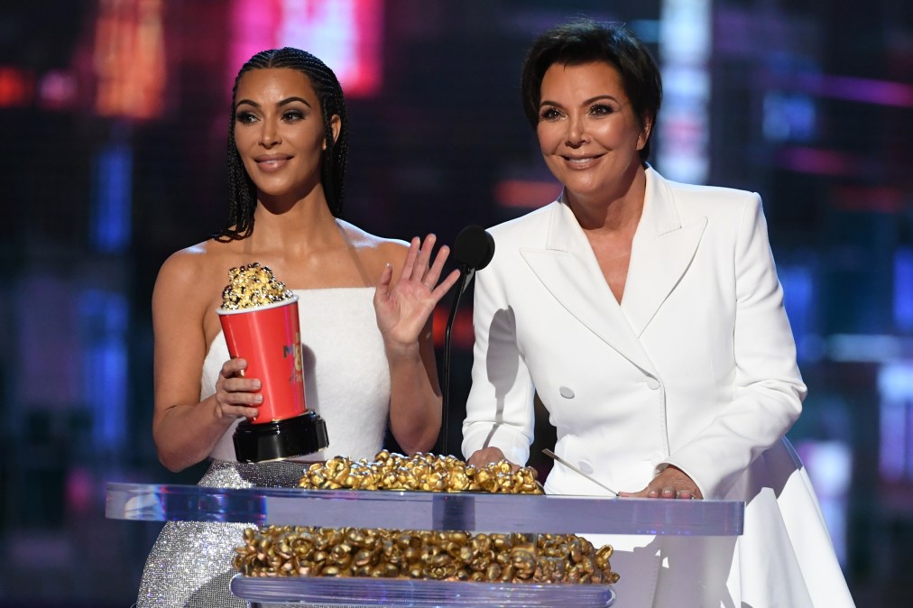 Kim Kardashian and Kris Jenner.