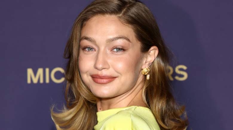 Gigi Hadid smiling at an event