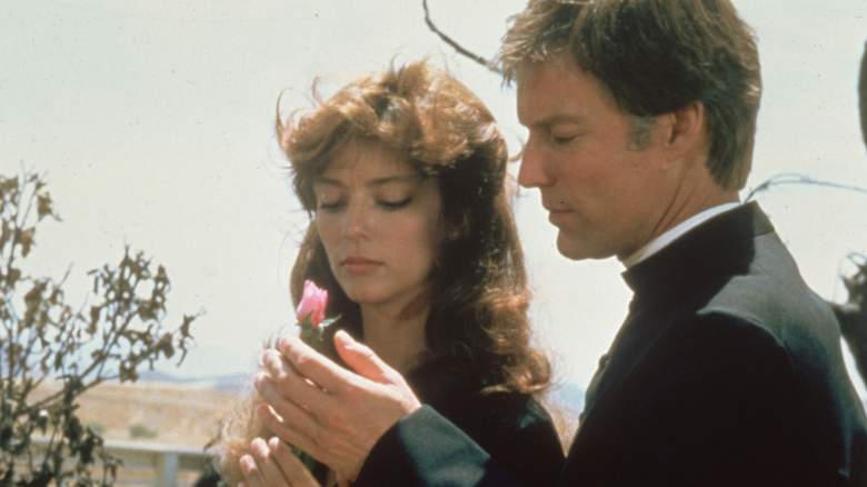 Rachel Ward and Richard Chamberlain in the television drama 'The Thorn Birds'