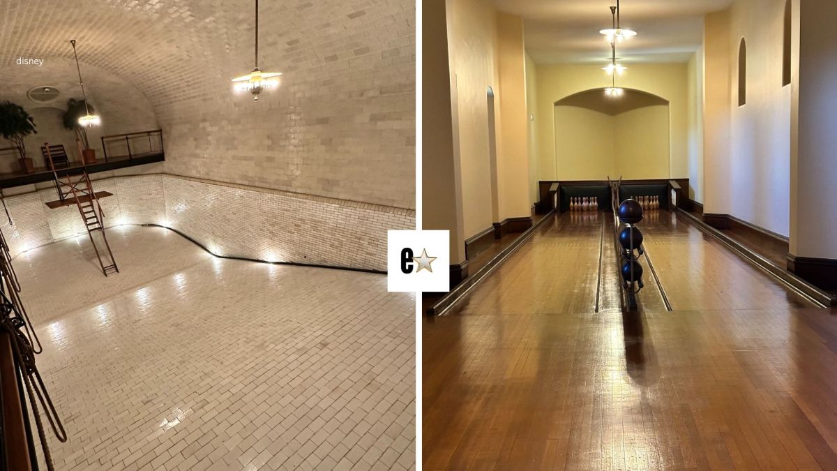 Biltmore Estate indoor pool and bowling alley