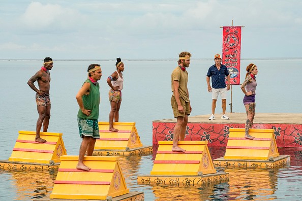 Q Burdette, Ben Katzman, Tiffany Ervin, Hunter McKnight, Jeff Probst and Kenzie Petty