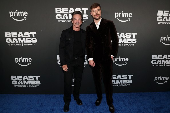 Jeff Probst and MrBeast
